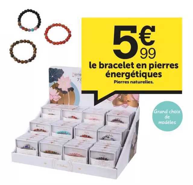 le bracelet en pierres énergétiques