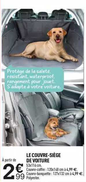 le couvre-siège de voiture