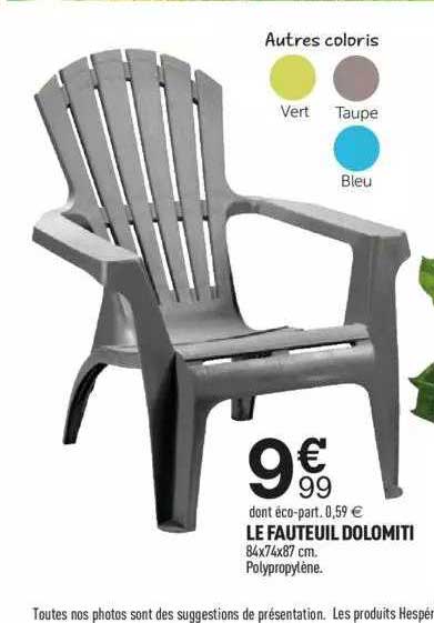 le fauteuil dolomiti