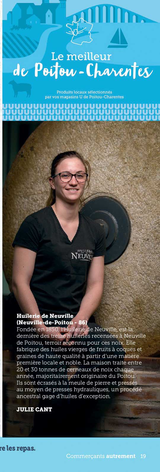 le meilleur de poitou-charentes huilerie de neuville julie cant