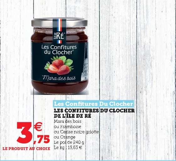 les confitures du clocher de l'île de ré les confitures du clocher