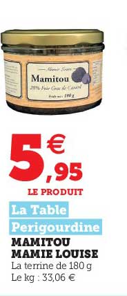 mamitou mamie louise la table périgourdine