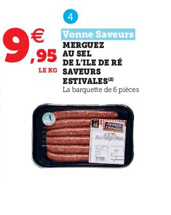 Merguez Au Sel De L'île De Ré Saveurs Estivales Vonne Saveurs