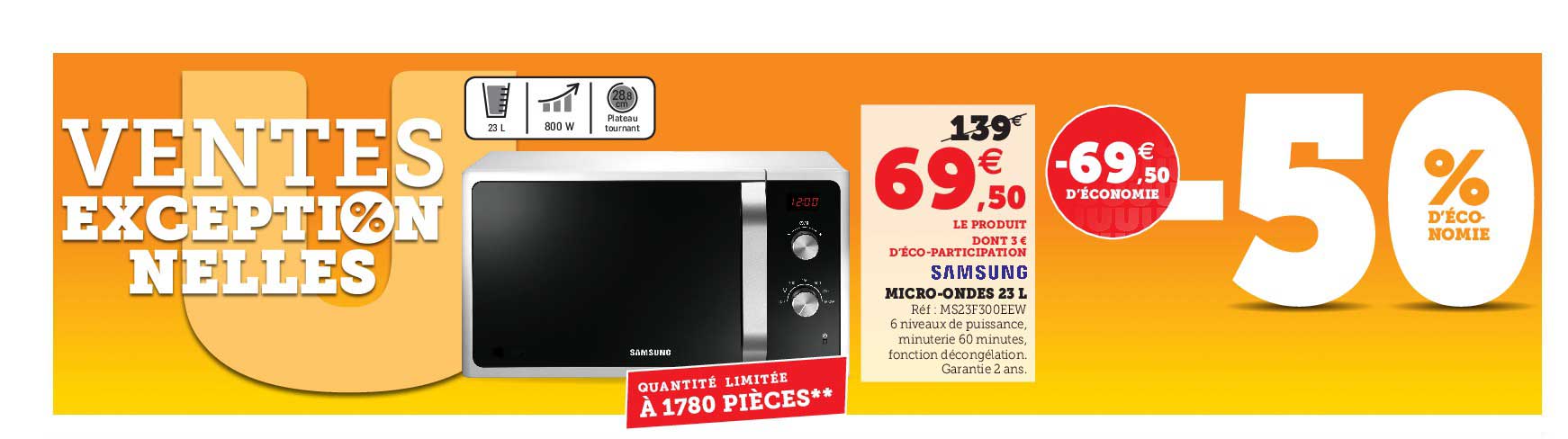 micro-ondes 23 m samsung