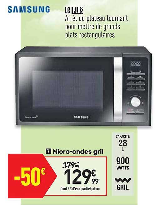 micro-ondes gril