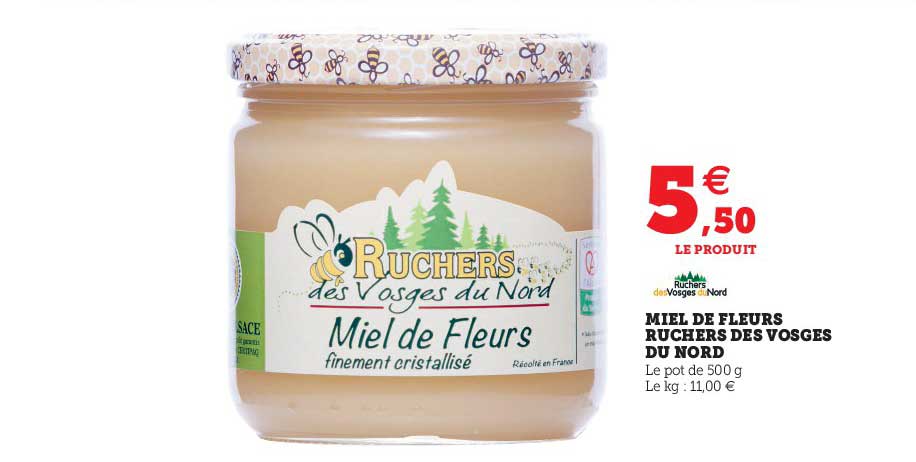 Miel De Fleurs Ruchers Des Vosges Du Nord