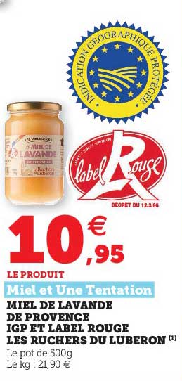 miel de lavande de provence igp et label rouge les ruchers du luberon miel et une tentation
