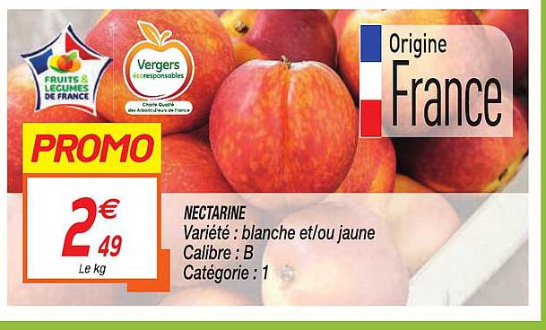 nectarine blanche et-ou jaune