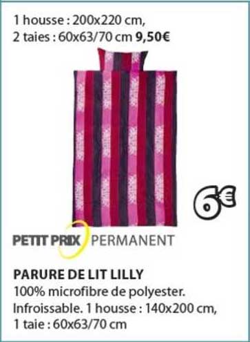 parure de lit lilly
