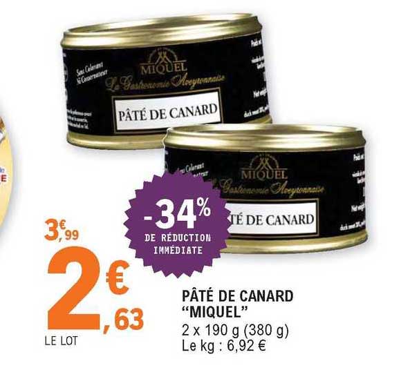 Pâté De Canard "miquel"