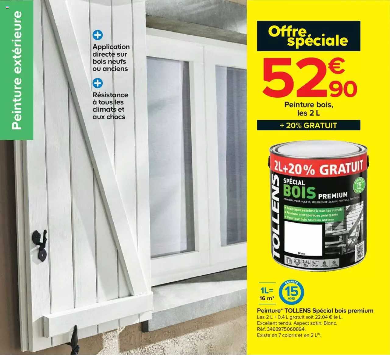 Peinture' Tollens Spécial Bois Premium