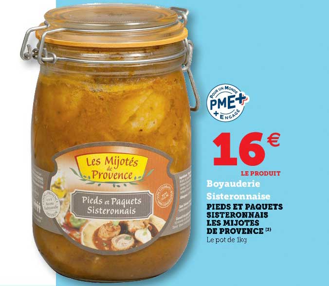 pieds et paquets sisteronnais les mijotés de provence boyauderie sisteronnaise