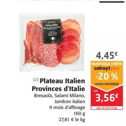 plateau italien provinces d'italie