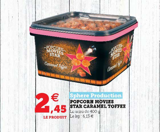 popcorn movies star caramel toffee sphère production