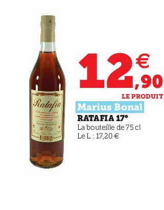 ratafia 17° marius bonal