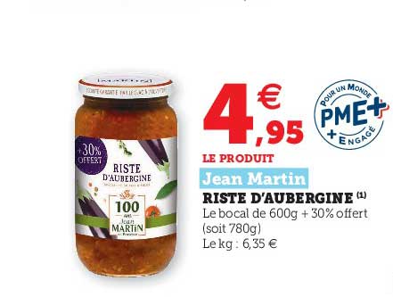 riste d'aubergine jean martin