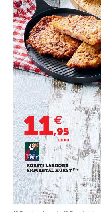 Roesti Lardons Emmental Hurst