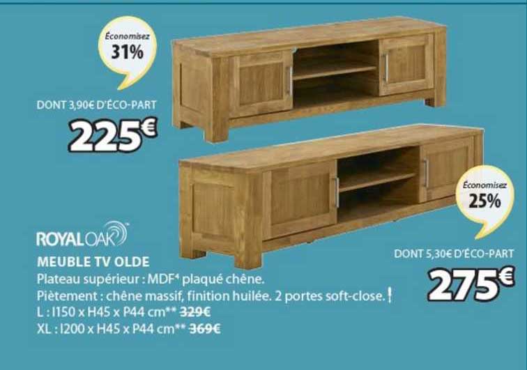 royaloak meuble tv olde
