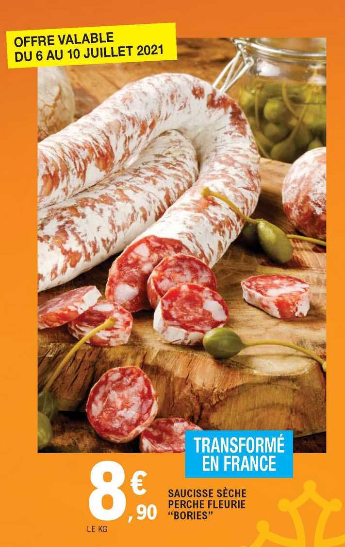 saucisse sèche perche fleurie "bories"