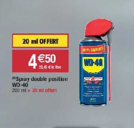 spray double position wd-40