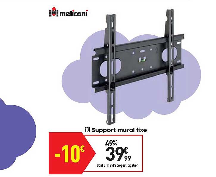 Support Mural Fixe Meliconi