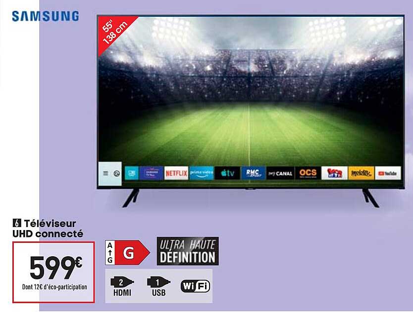 Téléviseur Uhd Connecté Samsung