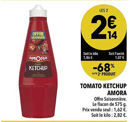 tomato ketchup amora