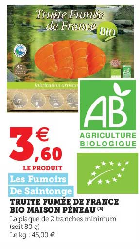 truite fumée de france bio maison péneau les fumoirs de saintonge