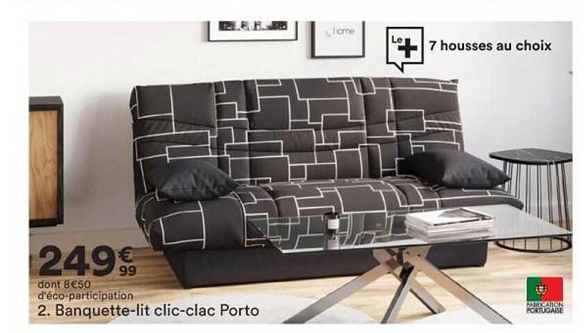 banquette-lit clic-clac porto