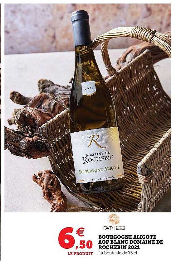 bourgogne aligote aop blanc domaine de rochebin 2021