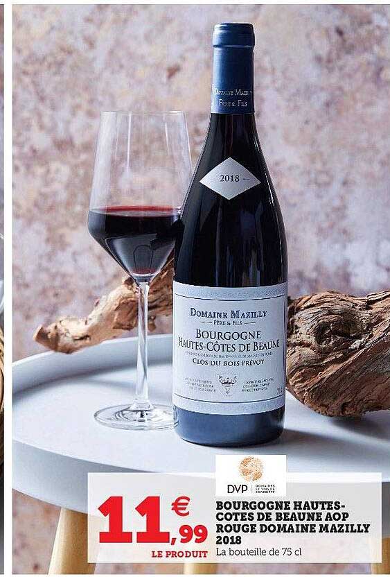 bourgogne hautes-côtes de beaune aop rouge domaine mazilly 2018