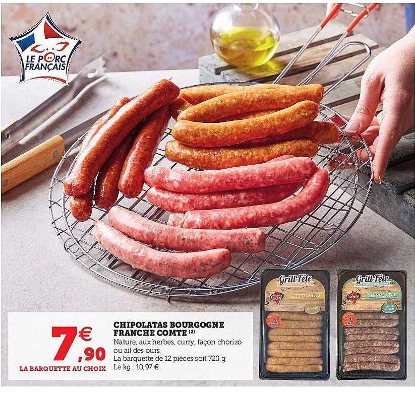 chipolatas bourgogne franche comté