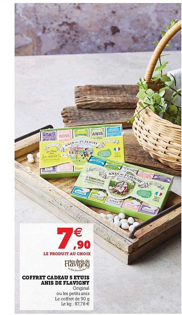 coffret cadeau 5 étuis amis de flavigny