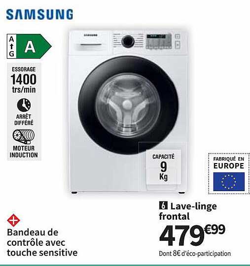 lave-linge frontal samsung