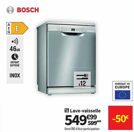 lave-vaisselle bosch