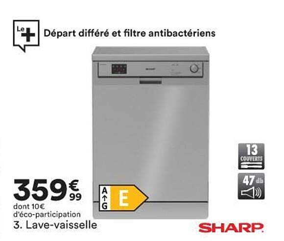 Lave-vaisselle Sharp
