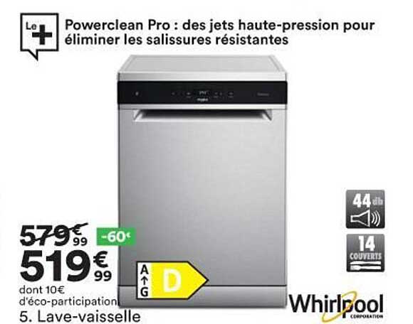 lave-vaisselle whirlpool