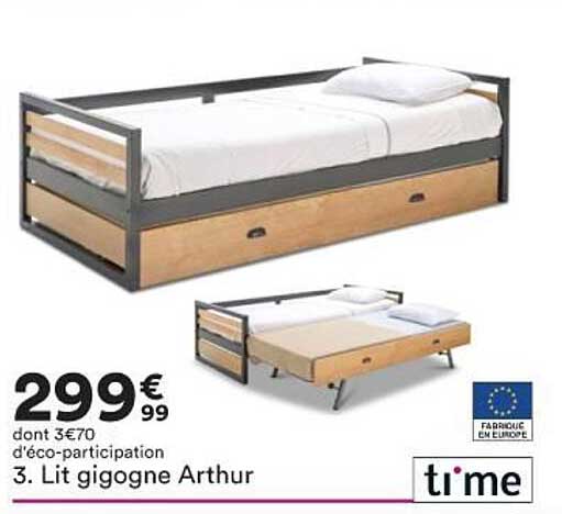 lit gigogne arthur