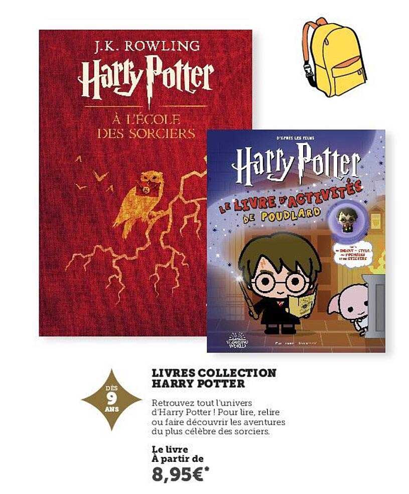 livres collection harry potter
