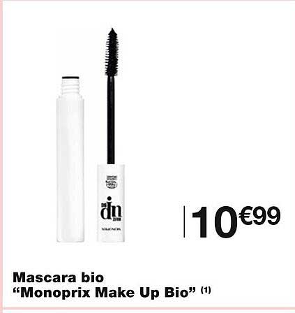 mascara bio "monoprix make up bio"