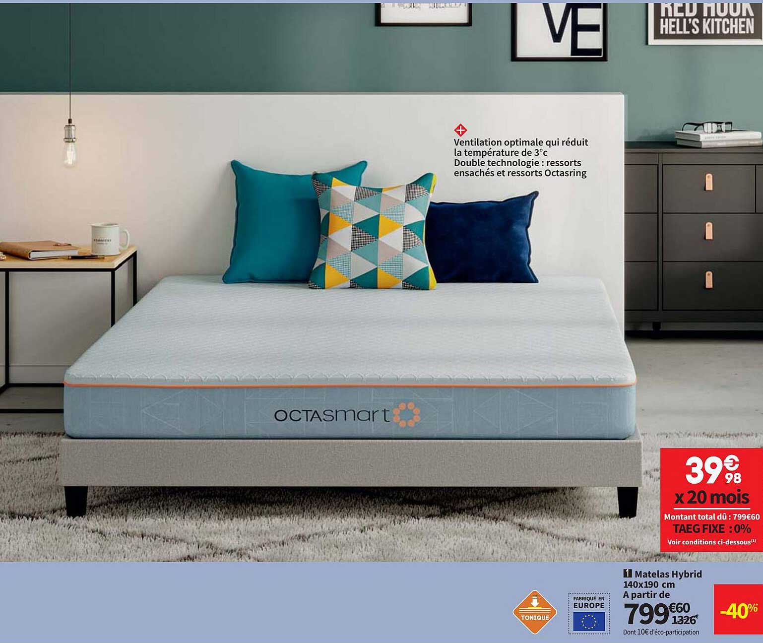matelas hybrid octasmart