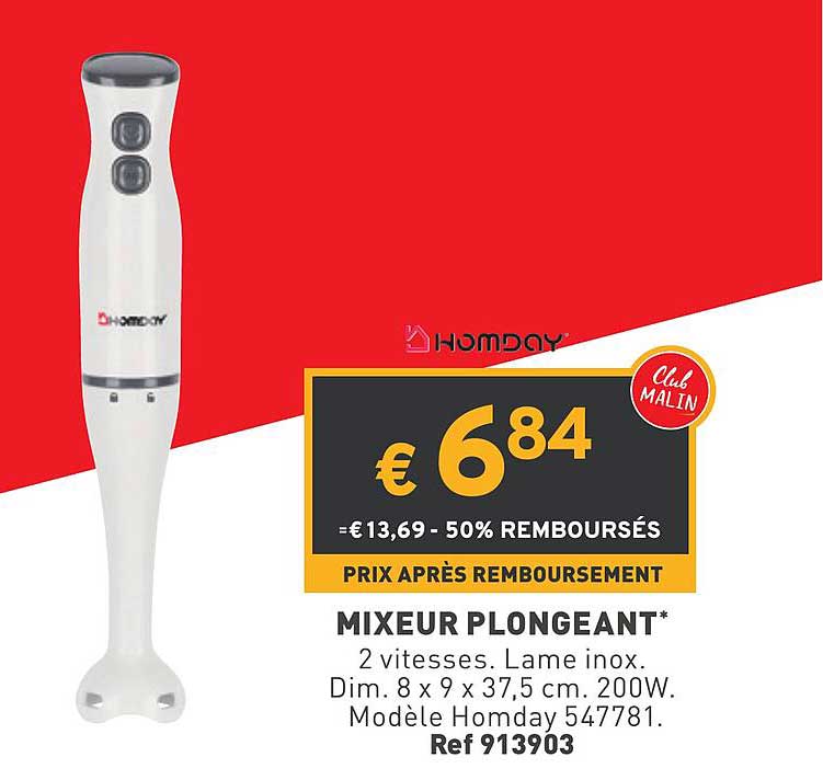 Mixeur Plongeant Homday