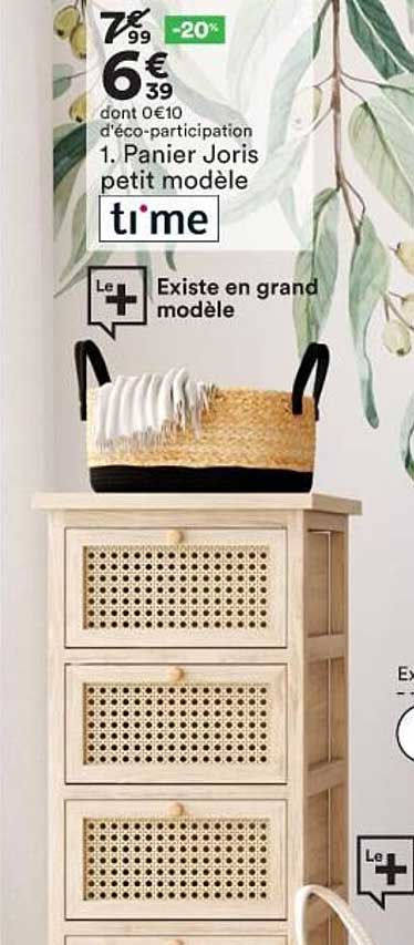 panier joris petit modèle time