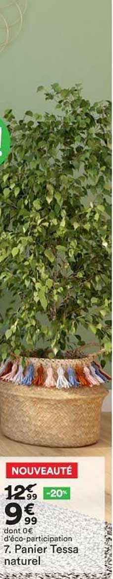 panier tessa naturel