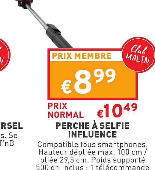 perche à selfie influence