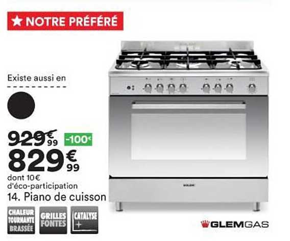 Piano De Cuisson Glemgas