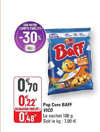 pop corn baff vico