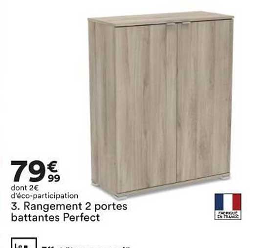 Rangement 2 Portes Battantes Perfect