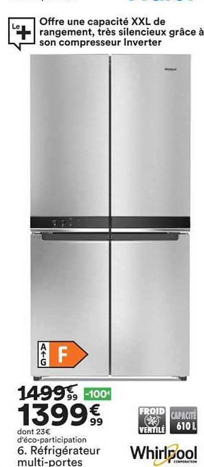 Réfrigérateur Multi-portes Whirlpool