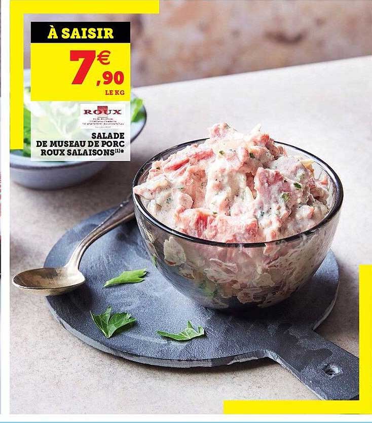 salade de museau de porc roux salaisons